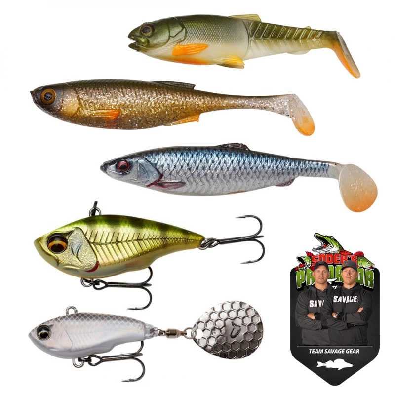 Team Savage Gear PredatorFight Bait Kit Zander 3 Team Savage Gear PredatorFight Bait Kit Zander