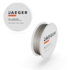 Geschäft Für Angelbedarf 17 Jaeger Braided Line Pisa Sand White 150m 6.8kg - 0.16mm