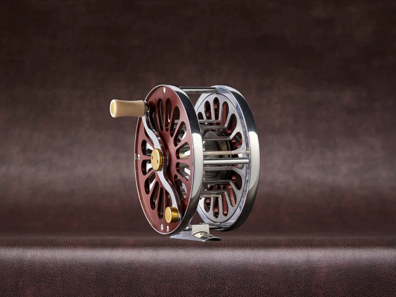 Frödin SALAR Fly Reel Burgundy 6 Frödin SALAR Fly Reel Burgundy – Bild 4